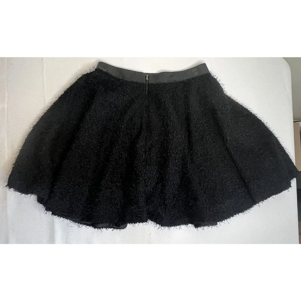 Gaoweix Xinzhan Paris Atelier Skirt Fuzzy Size L Black Witchy Whimsigoth Ballet